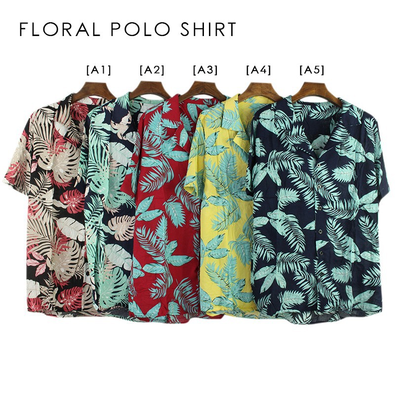 polo floral shirt