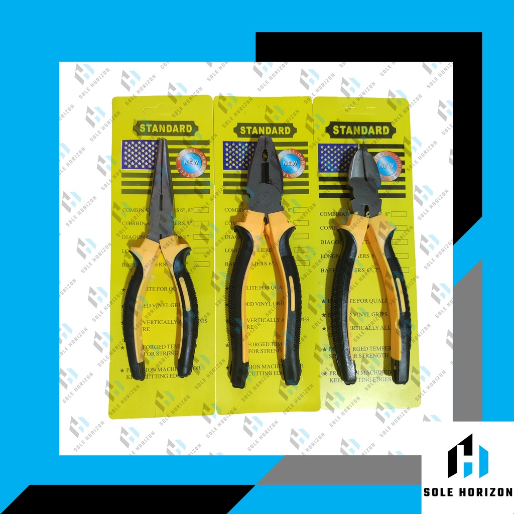 Sole Horizon STANDARD Pliers Linesman Plier Long Nose Plier Diagonal