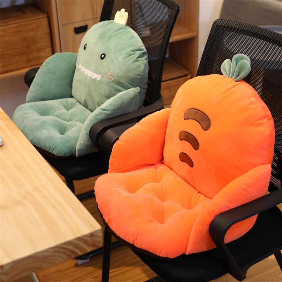 Summer Nap Cushion Cervical Noon Nap Cushion Office School Chair Cushion Carrot Strawberry Slow