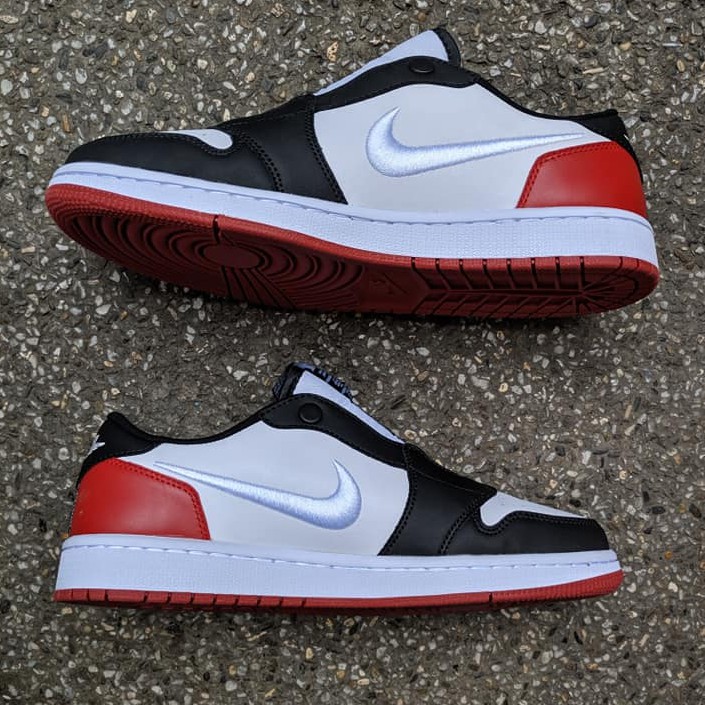 Nike Air Jordan 1 Low Black Toe Slip On Authentic Quality Shopee Philippines