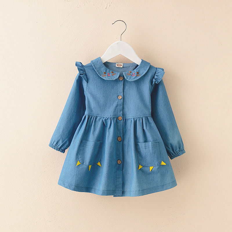 little girl denim dress