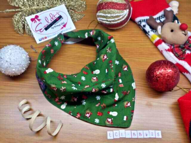 christmas bandana bibs