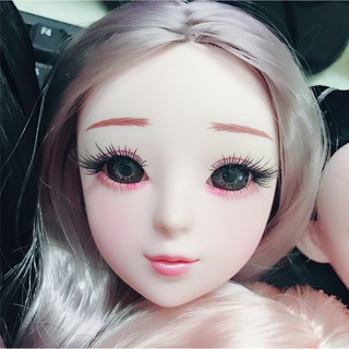 barbie doll with real eyelashes