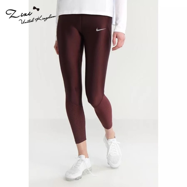 maroon nike leggings