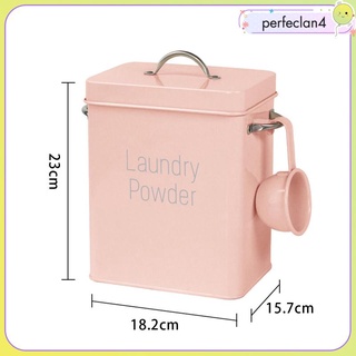 [perfeclan4] 6.5L Laundry Powder Container Cereal Flour Barrel Food Storage Box with Spoon Pet Food Organizer Canister Laundry Powder Bin Rice Bin #6