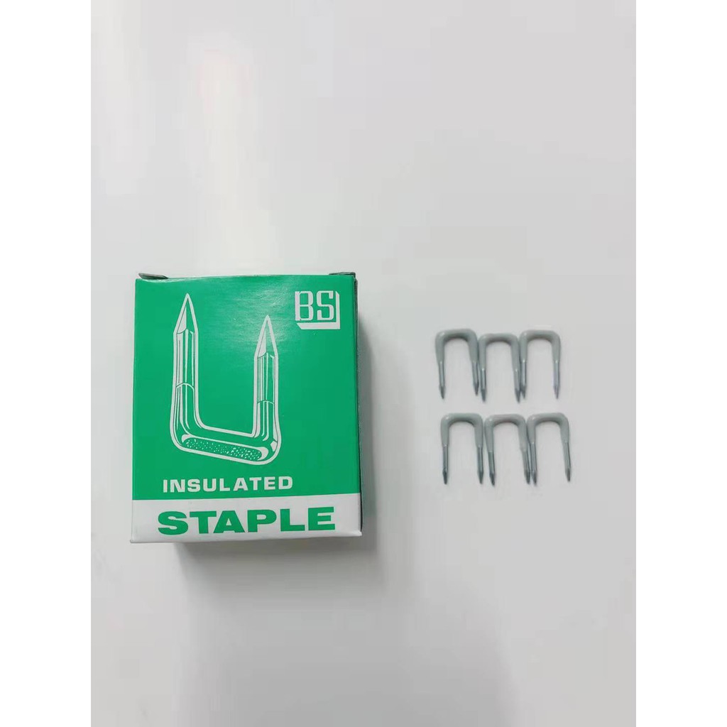 Insulated Staple Wire No.3/4 100 Pcs Per Box Shopee Philippines