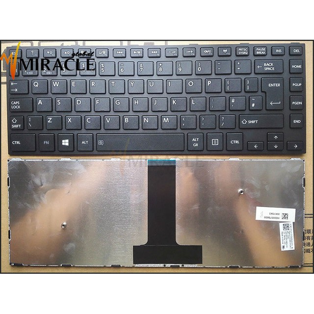 Replacement Keyboard for Toshiba Satellite C40-B C40D-B C40T-B Series Laptop