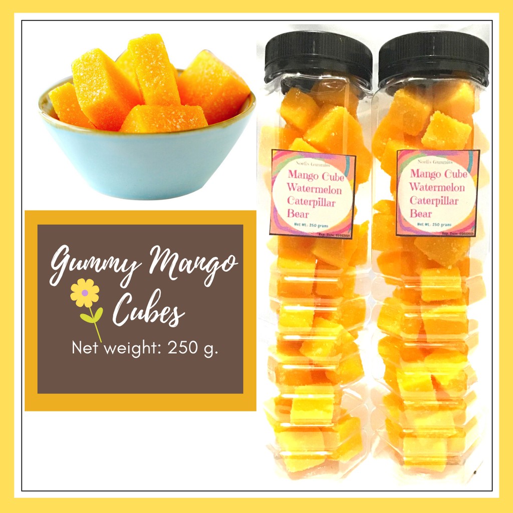 Gummy Mango Cubes Kutkutin Atbp. Shopee Philippines