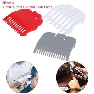 HBPH 3Pcs Hair Clipper Limit Comb Cutting Guide Barber Replacement Hair Trimmer Tool
