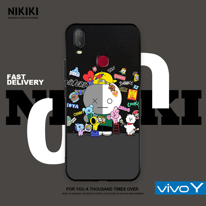 vivo Y11 case bt21 bts vivo Y91 case vivo Y15 Y91C Y53 Y71 Y19 Y12 Y69