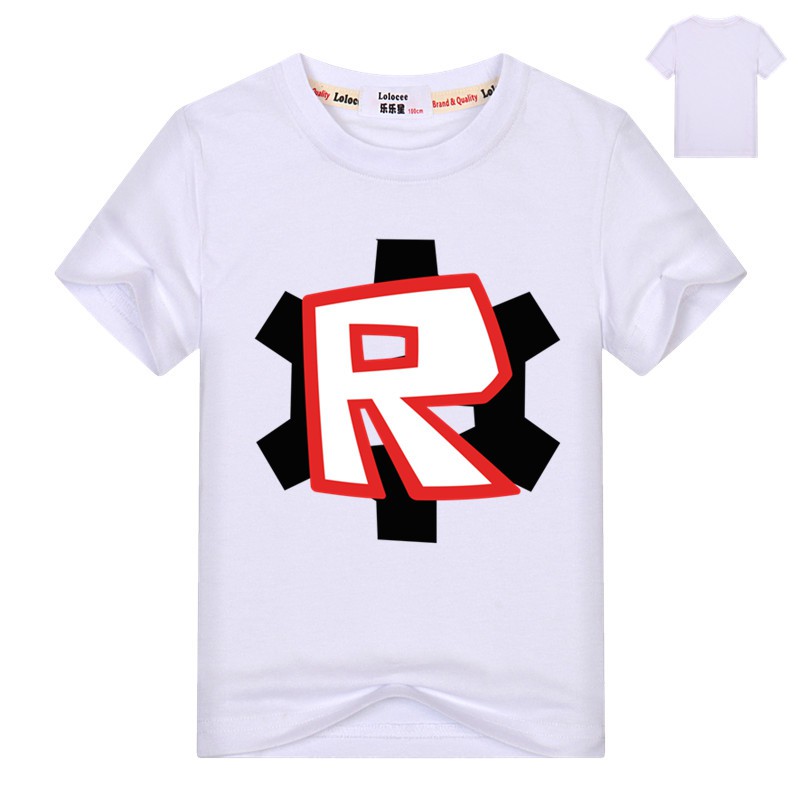 Girls Boys 3 14 Years Roblox R Short Sleeve Cotton T Shirt Shopee Philippines - ซอทไหน roblox boys039 105 155cm body height cotton t