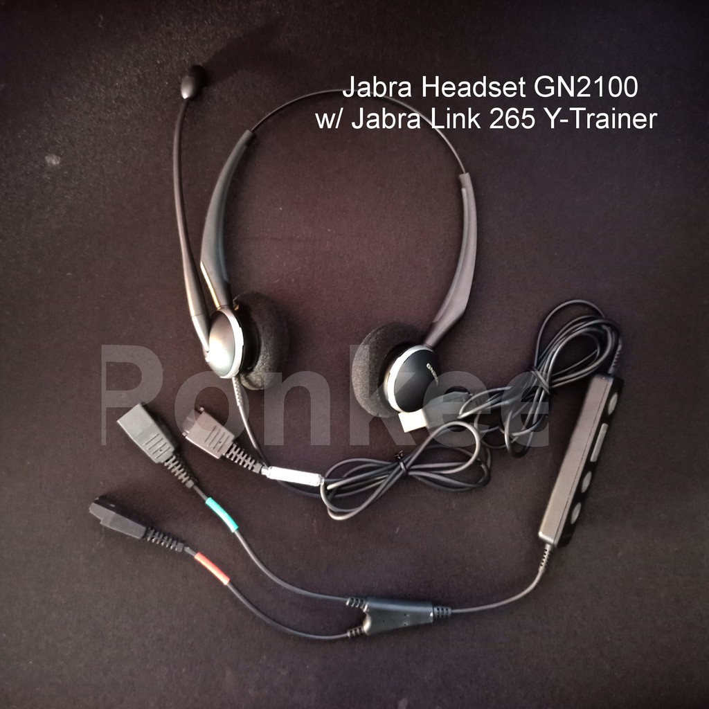 Jabra Call Center Headset Bundle ( Refurbished 90 Smooth ) Shopee