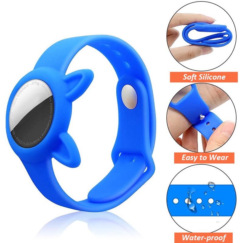 for-apple-airtag-kids-wrist-strap-soft-silicone-anti-lost-airtag