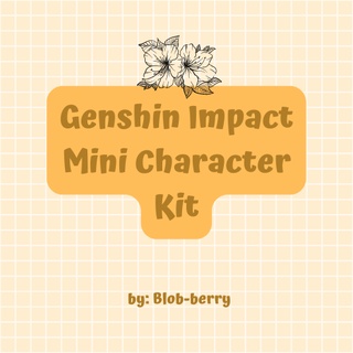 Pre-order | Genshin Impact Mini Character Kit (Read Description)