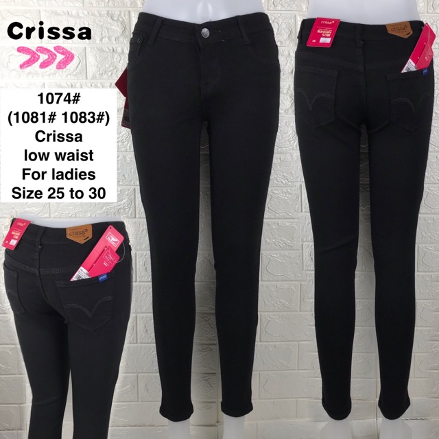 black jeans pant for ladies