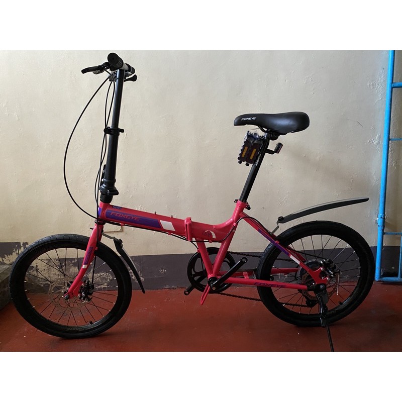 folding bike size