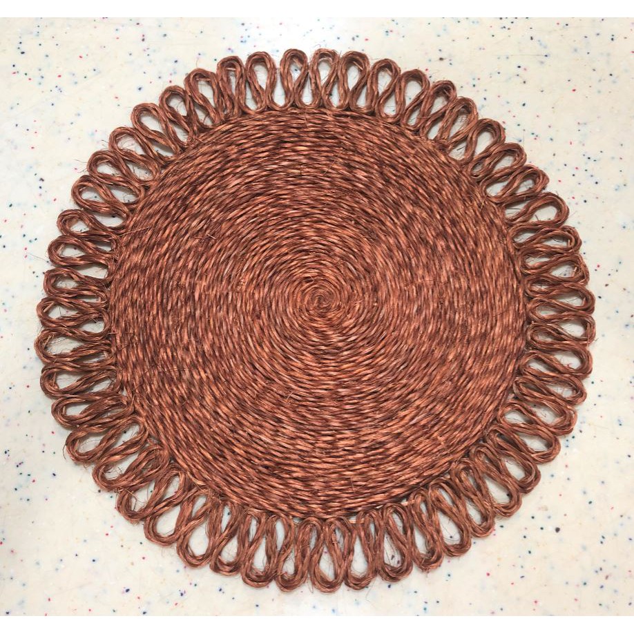 Round Abaca Placemat 33cm Shopee Philippines