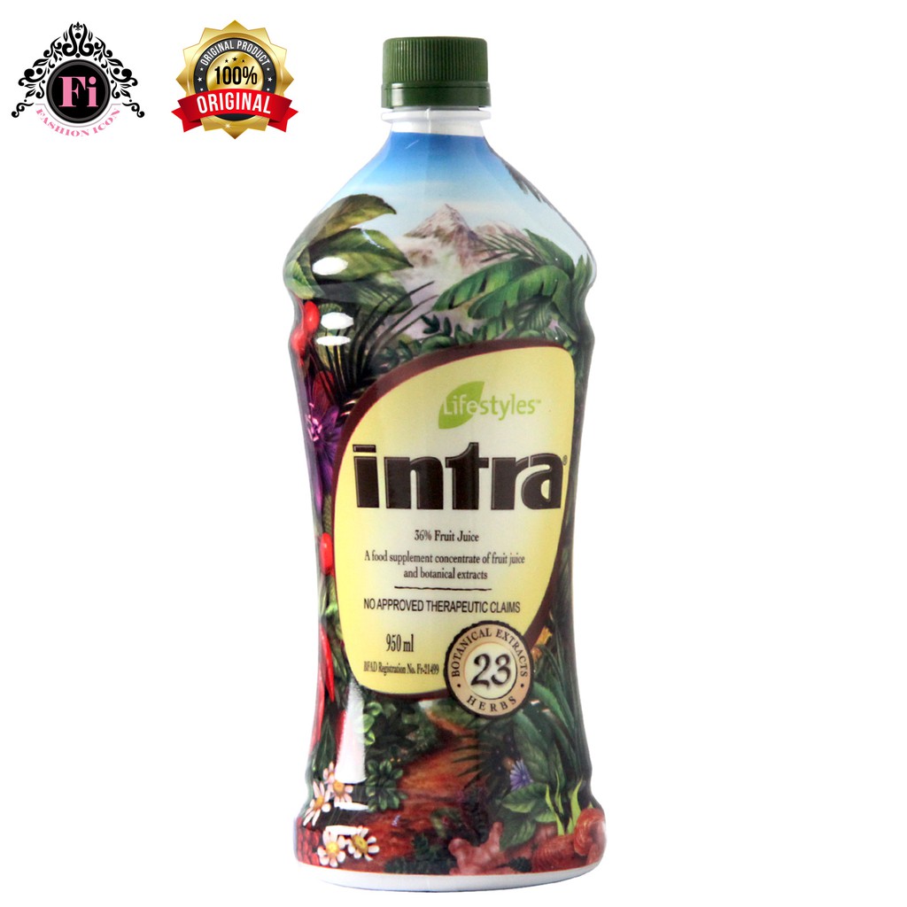 Lifestyles Intra 23 Herbal Juice 950ml Shopee Philippines