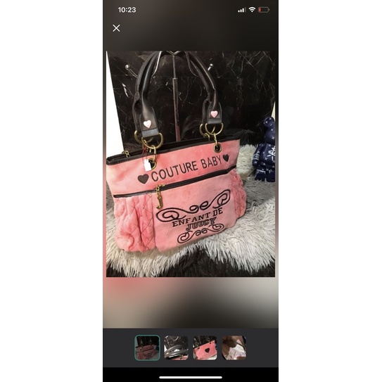 Preloved Juicy Couture Baby Bag Shopee Philippines