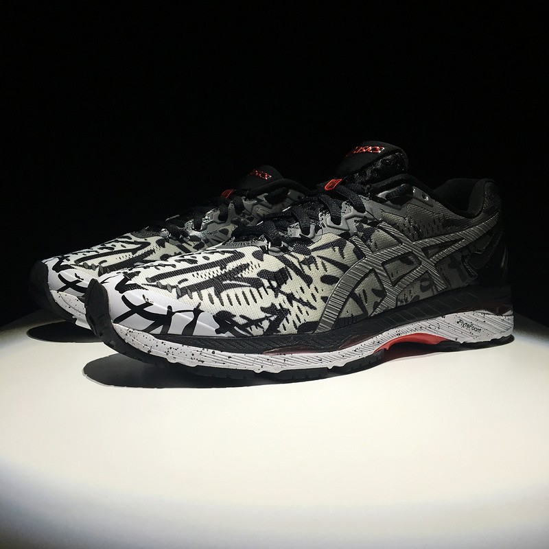 Yt Asics Gel Kayano 23 Black White Men Women Running Shoes Shopee Philippines