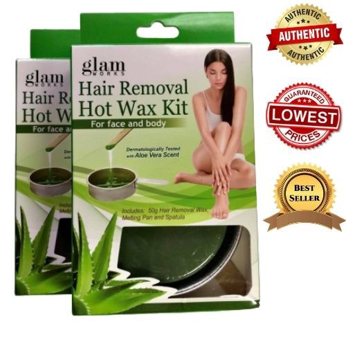 Glam Hair Removal Hot wax kit For Face and Body Shopee Philippines