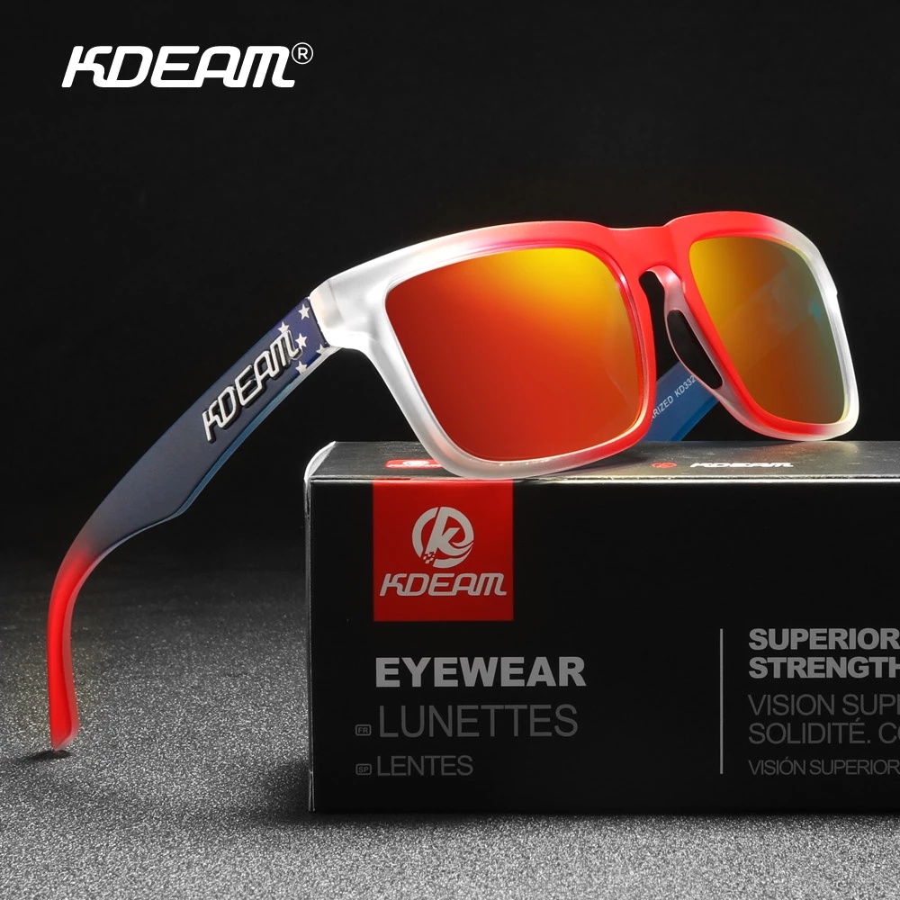 KAM Blendung Blockieren Sonnenbrille Männer Platz Polarisierte Sonnenbrille Männlichen Enthält Original Marke Box Und Zipper Fall