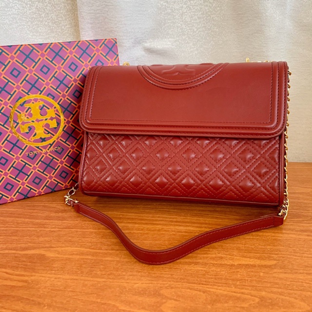TRENDTAGGED # TORY BURCH FLEMING CONVERTIBLE SHOULDER BAG High Grade Quality  | Shopee Philippines