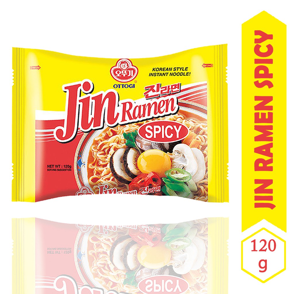 Ottogi Jin Ramen Spicy Korean Instant Noodles Shopee Philippines