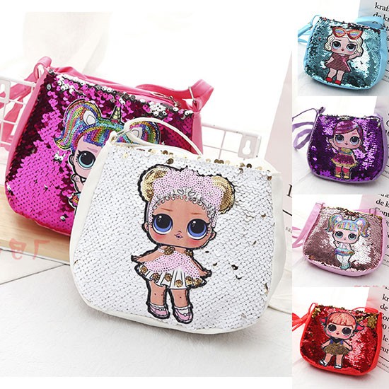 Cute Girls Sling Shoulder Bag PU Leather Handbag for Women Rabbit Ears Purses