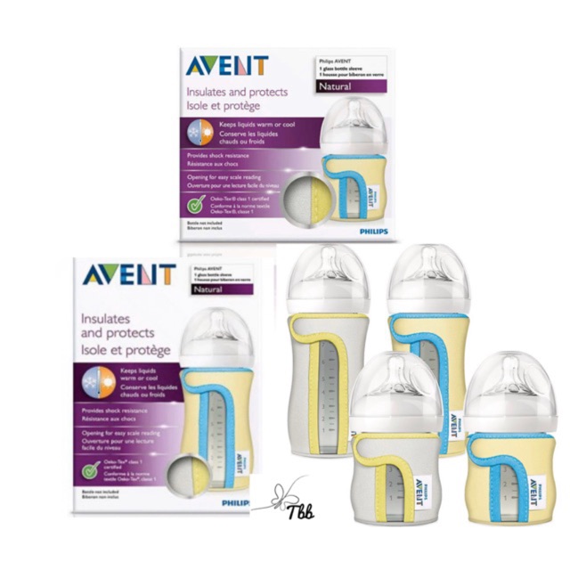 glass baby bottle sleeve