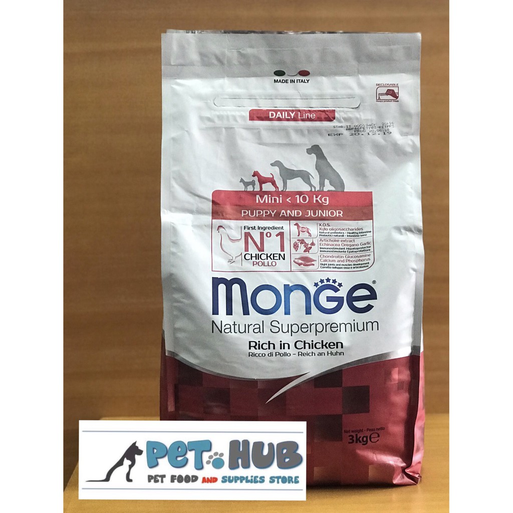 monge mini puppy & junior