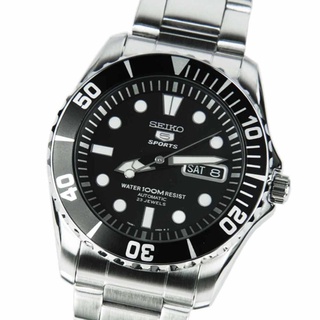 （Selling）Seiko Sub SNZ Expensive 5 23 Jewels Water Resist Day & Date Auto Hand Movement Silver Black #3