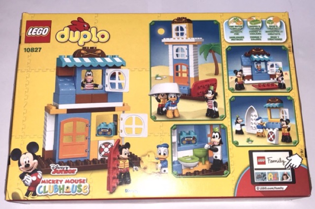 lego duplo disney junior mickey & friends beach house