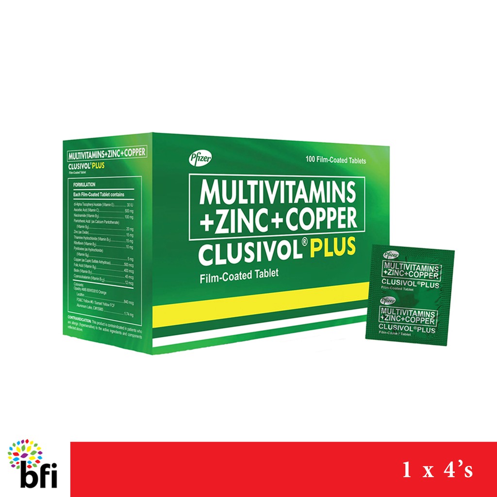 Clusivol Plus Tab 4 Tablets Shopee Philippines