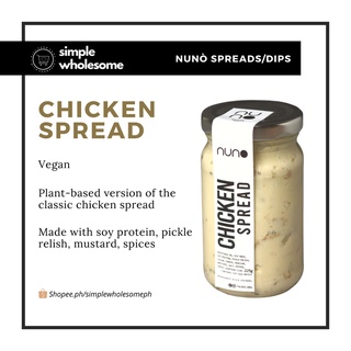Simple Wholesome x Nunò - Vegan Chicken Spread (Healthy, Plant-based, Dairy-free, Egg-free)