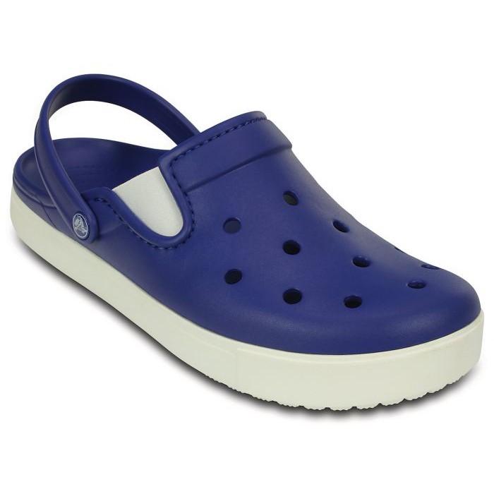 pale blue crocs