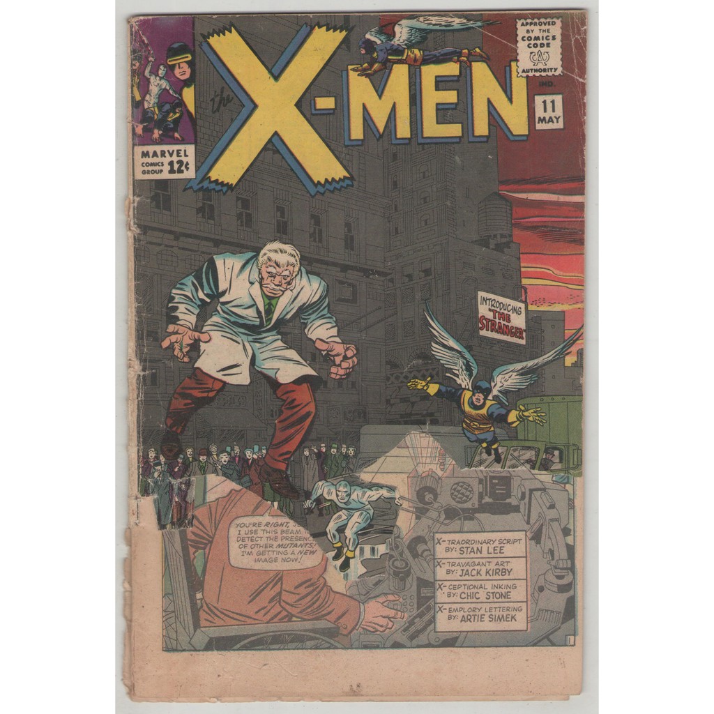 Uncanny X Men 11 37 1965 67 Intro Stranger Jack Kirby Art Silver Age Comic Books Shopee Philippines