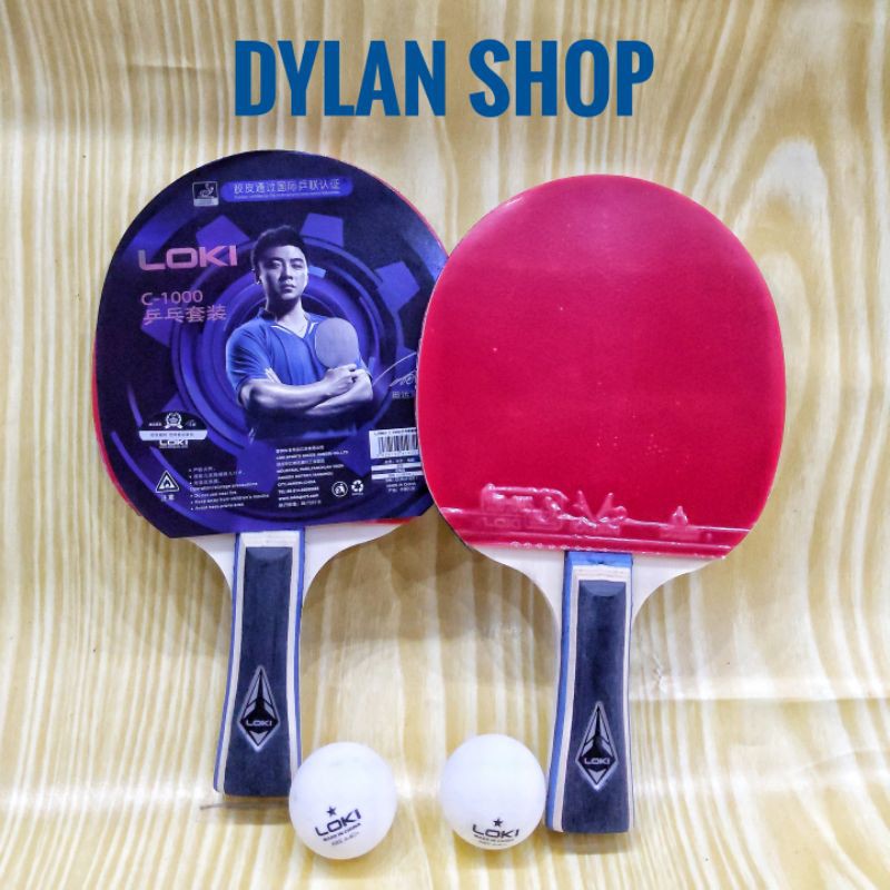 Loki Table Tennis Bat C1000 Contents 2 Shopee Philippines