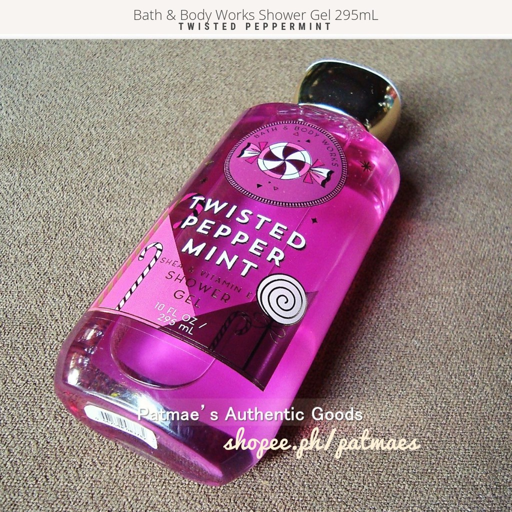 Bath and Body Works Shower Gel Twisted Peppermint 295mL Shopee