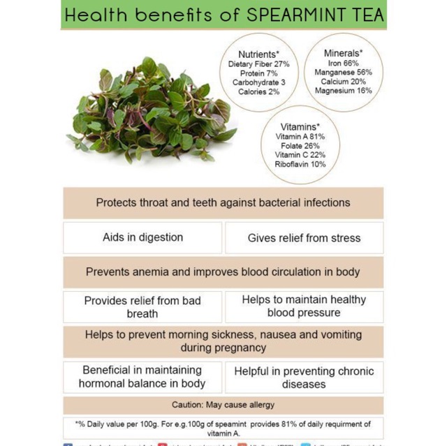 Spearmint Tea Before And After