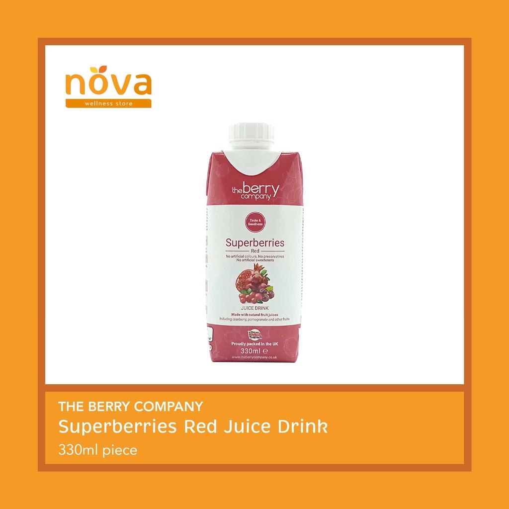 The Berry Company Superberries Red Juice Drink 330ml (pc) Shopee