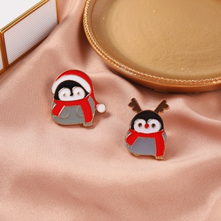 2-3pcs/set Enamel Pins Kitties Pig Dinosaur Penguin Penguin Pelicans Love Heart Suit Brooches Badge Gift Accessories #5
