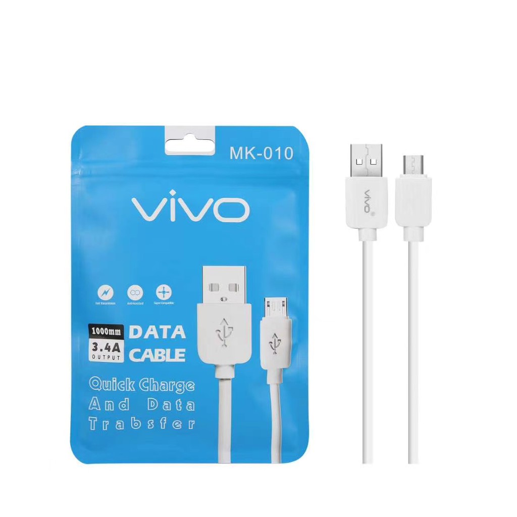 Vivo Micro Usb 3.4A fast charging & data transfer USB Cable Shopee