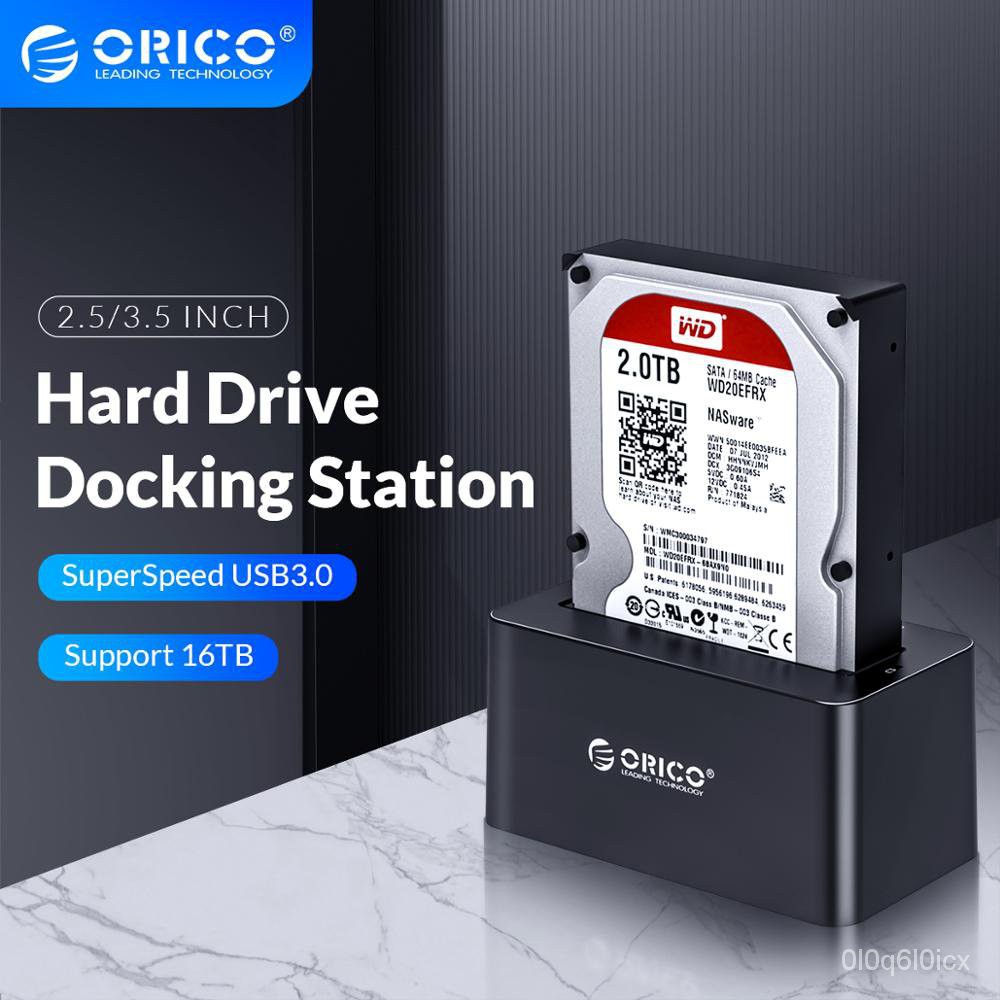 Orico Hdd Docking Station 2 5 3 5 Usb3 0 To Sata Hard Disk Box 16tb With 12v2a Power Adapter Hard Dr Shopee Philippines