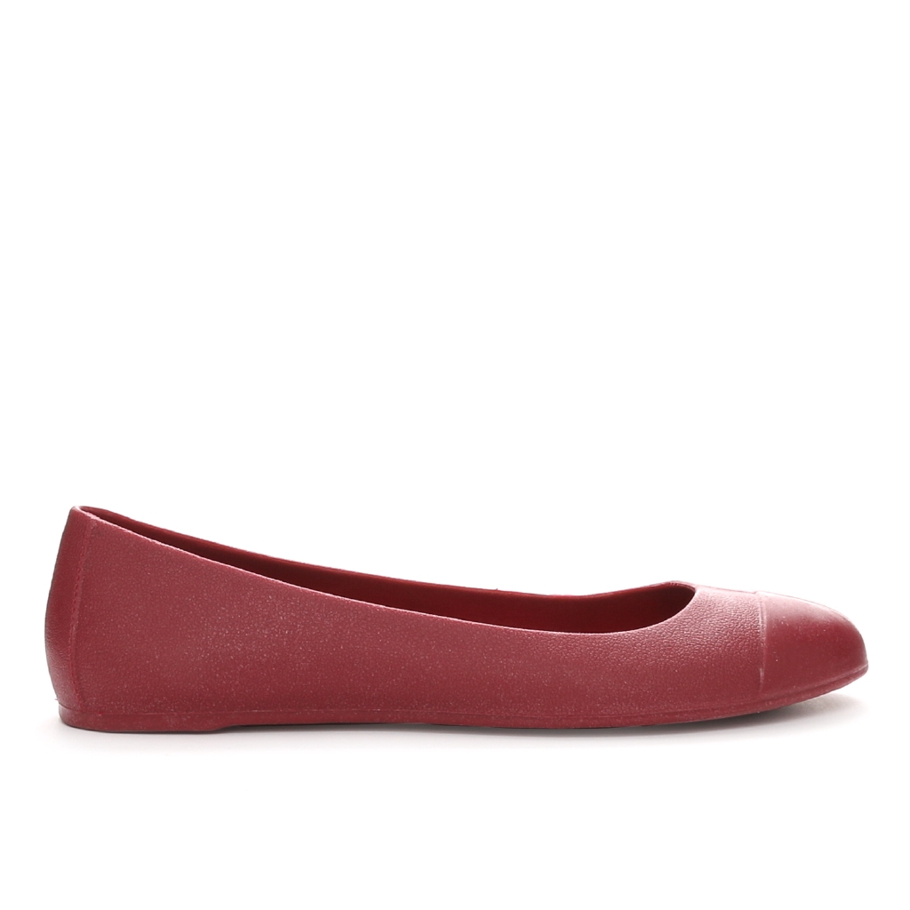 ladies red ballet pumps