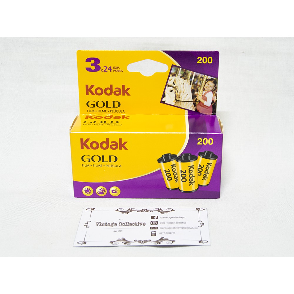 Kodak Gold 200 Color Film 3pack 35mm (Total 72 shots) Shopee Philippines
