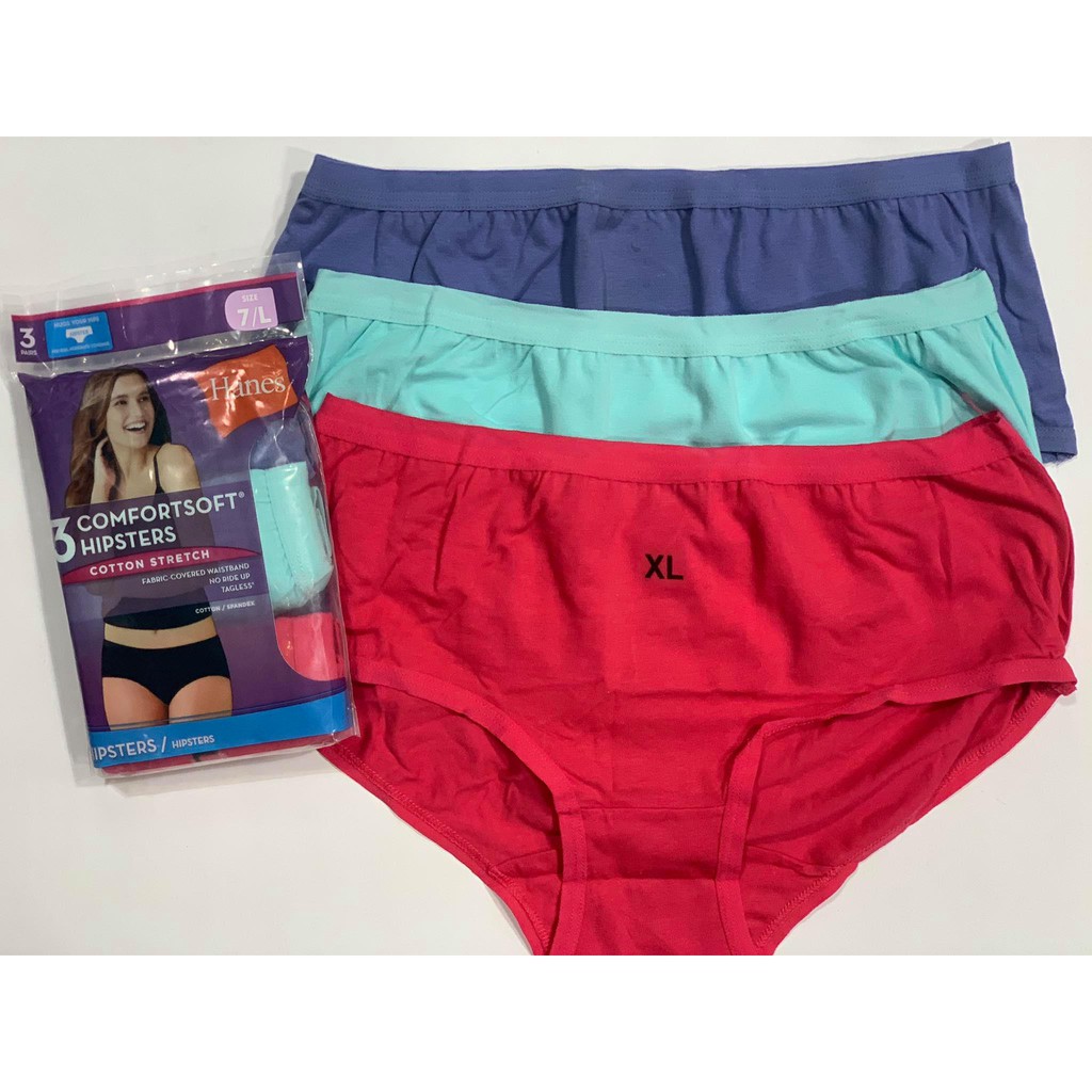 3pcs Authentic Hanes Women's Underwear Hipster Shopee Philippines