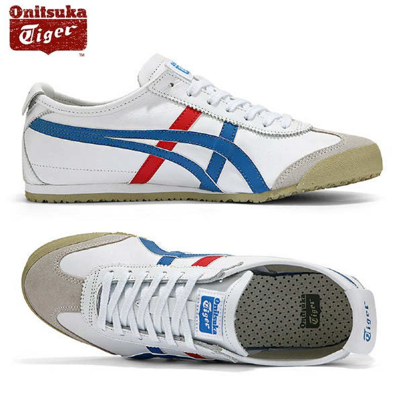 blue red shoes