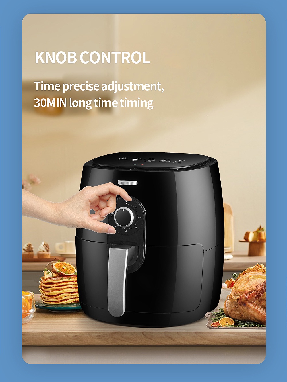Kaisa Villa air fryer 5.5L 4L 4.5L 6.5L oil free electric air fryer