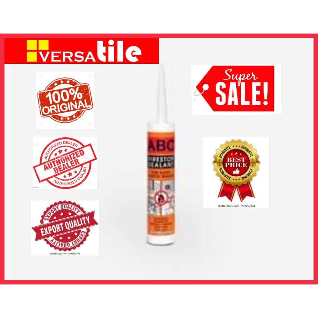 ABC Fire Stop Sealant, Acrylic Fire rated Sealant 300ml Shopee